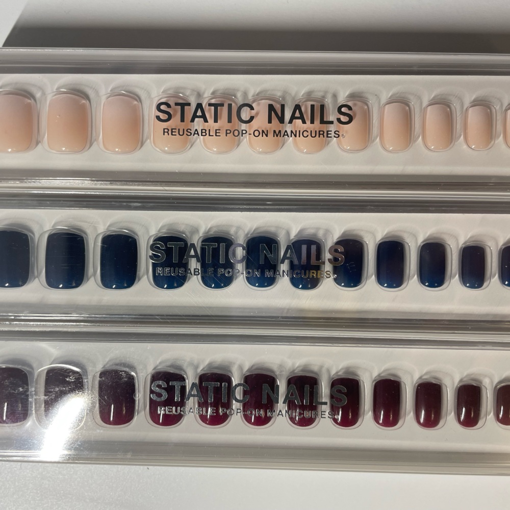 Static Nails NIB 3 sets